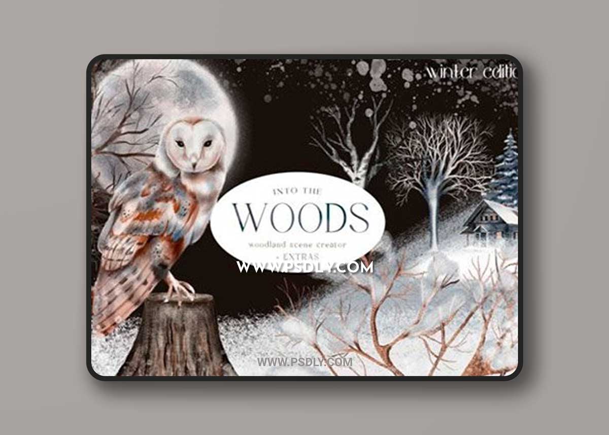 Huge Winter Woodland Scene Creator PNG 18721575 1 Huge Winter Woodland Scene Creator PNG 18721575