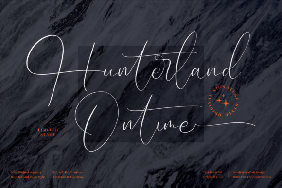 Hunterland Ontime Font 1 Hunterland Ontime Font