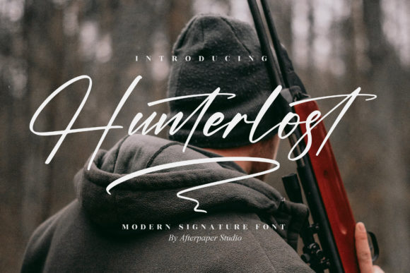 Hunterlost Font 1 Hunterlost Font