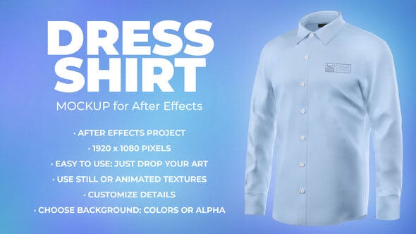Videohive Dress Shirt - 5 Scenes Mockup Template - Animated Mockup PRO 34761794 1 Videohive Dress Shirt - 5 Scenes Mockup Template - Animated Mockup PRO 34761794
