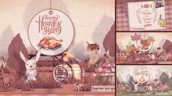 Videohive Thanksgiving Pop Up Card 34538247 1 Videohive Thanksgiving Pop Up Card 34538247