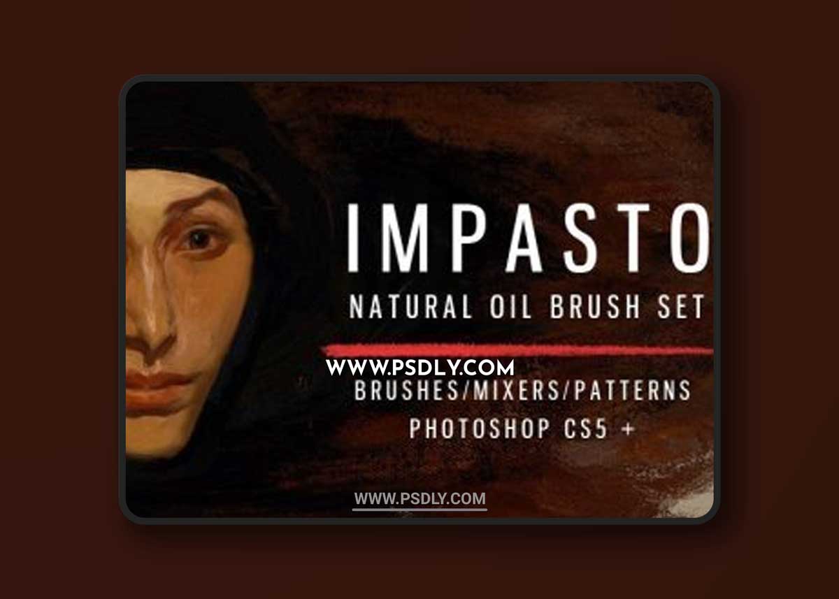 Impasto natural oil brushes for PS CS5+ 1 Impasto natural oil brushes for PS CS5+