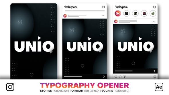 Videohive Instagram Typography Opener 34672257 1 Videohive Instagram Typography Opener 34672257