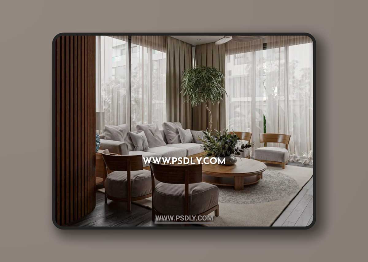 Interior Living room - Kitchen by Nguyen Diep 1 Interior Living room - Kitchen by Nguyen Diep