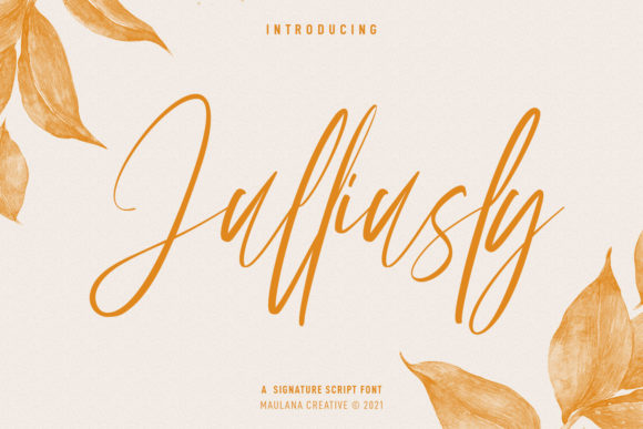 Julliusly Signature Font 1 Julliusly Signature Font