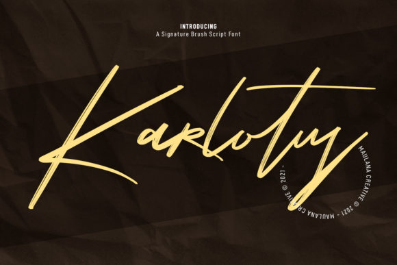 Karlotus Font 1 Karlotus Font