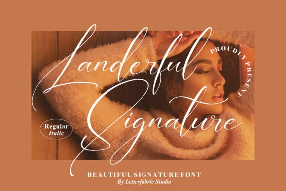 Landerful Signature Font 1 Landerful Signature Font