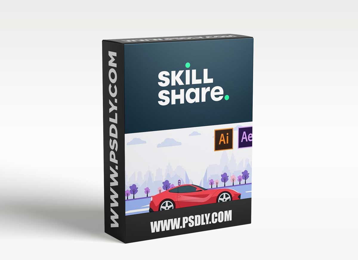 Learn How to Draw and Animate a Car and a Street by Using Illustrator and After Effects (beginner) 1 Learn How to Draw and Animate a Car and a Street by Using Illustrator and After Effects (beginner)