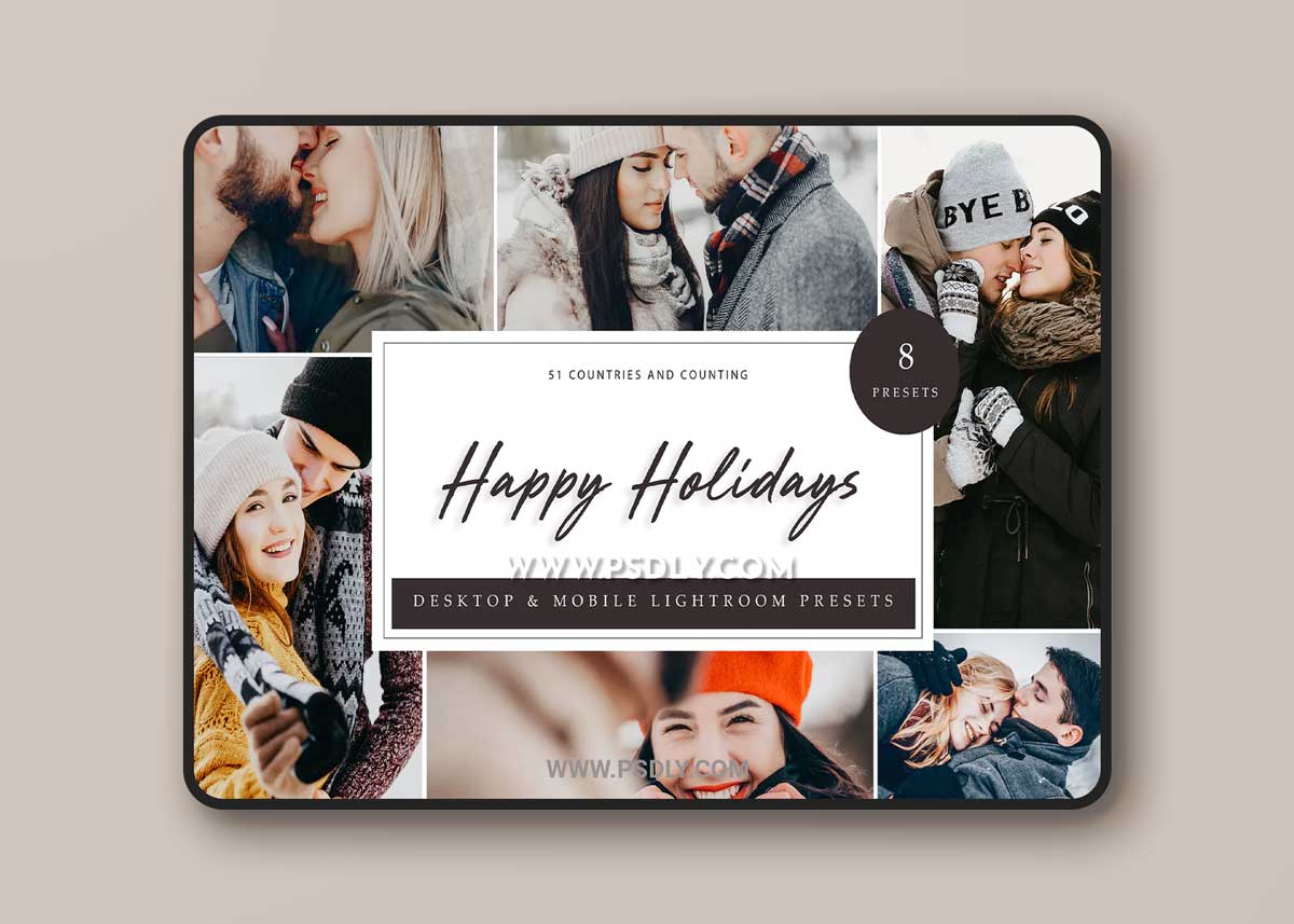 Lightroom Presets - Happy Holiday 1 Lightroom Presets - Happy Holiday