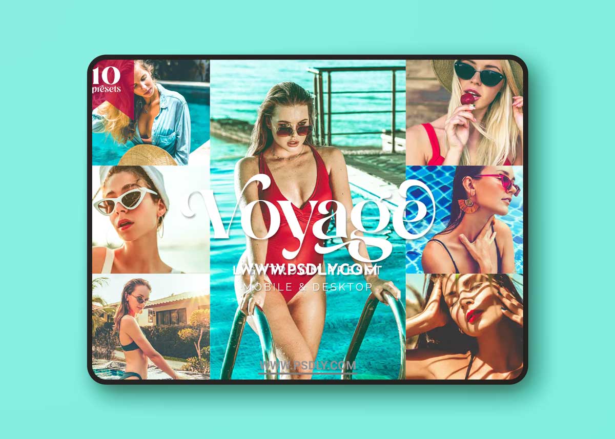 Lightroom Presets - Voyage Retro Summer Tones - TW 1 Lightroom Presets - Voyage Retro Summer Tones - TW