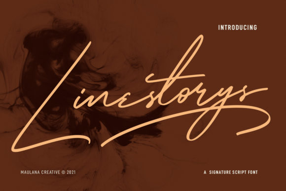 Linestorys Font 1 Linestorys Font