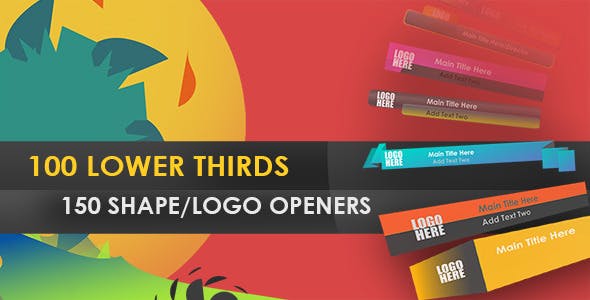 Videohive LowerThird Shape Opener 6161910 1 Videohive LowerThird Shape Opener 6161910