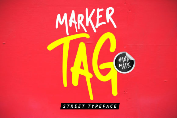 Marker Tag Font 1 Marker Tag Font
