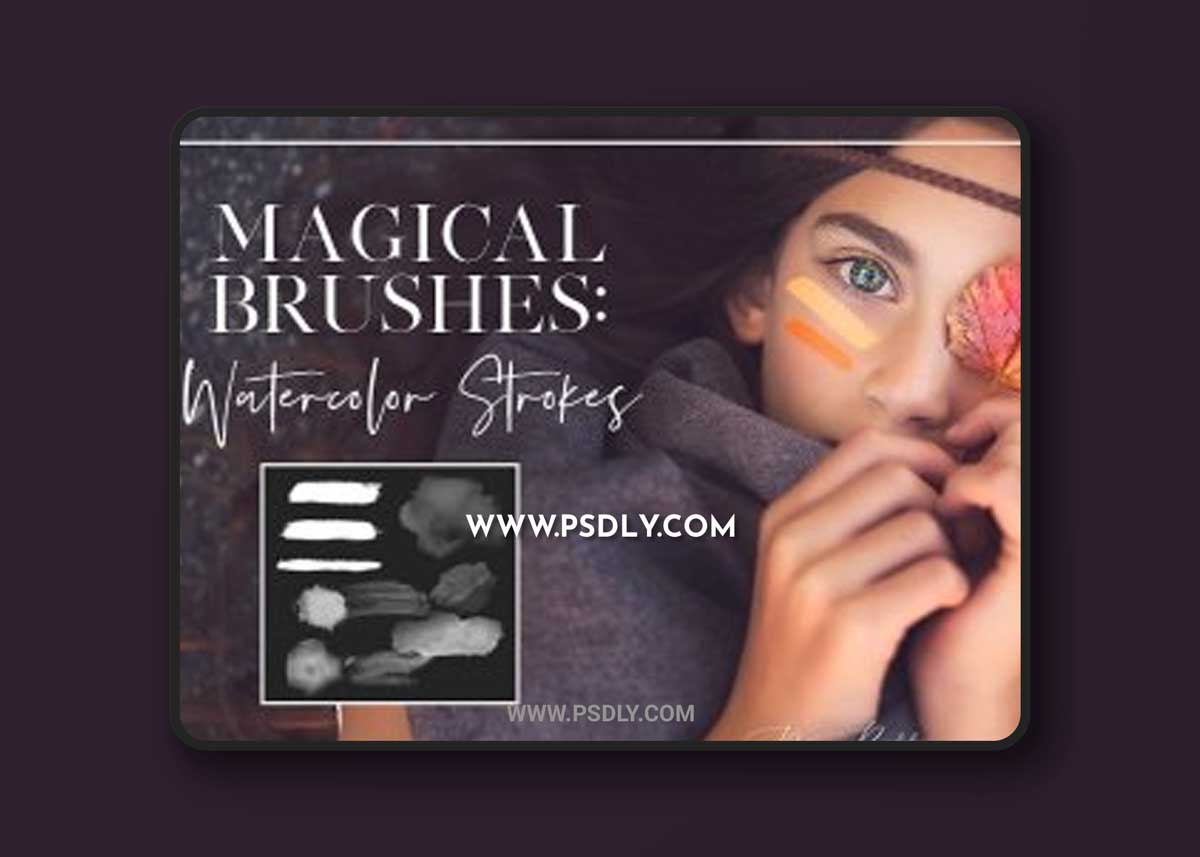 Meg Bitton - WATERCOLOR STROKE BRUSHES 1 Meg Bitton - WATERCOLOR STROKE BRUSHES