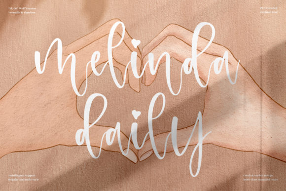 Melinda Daily Font 1 Melinda Daily Font