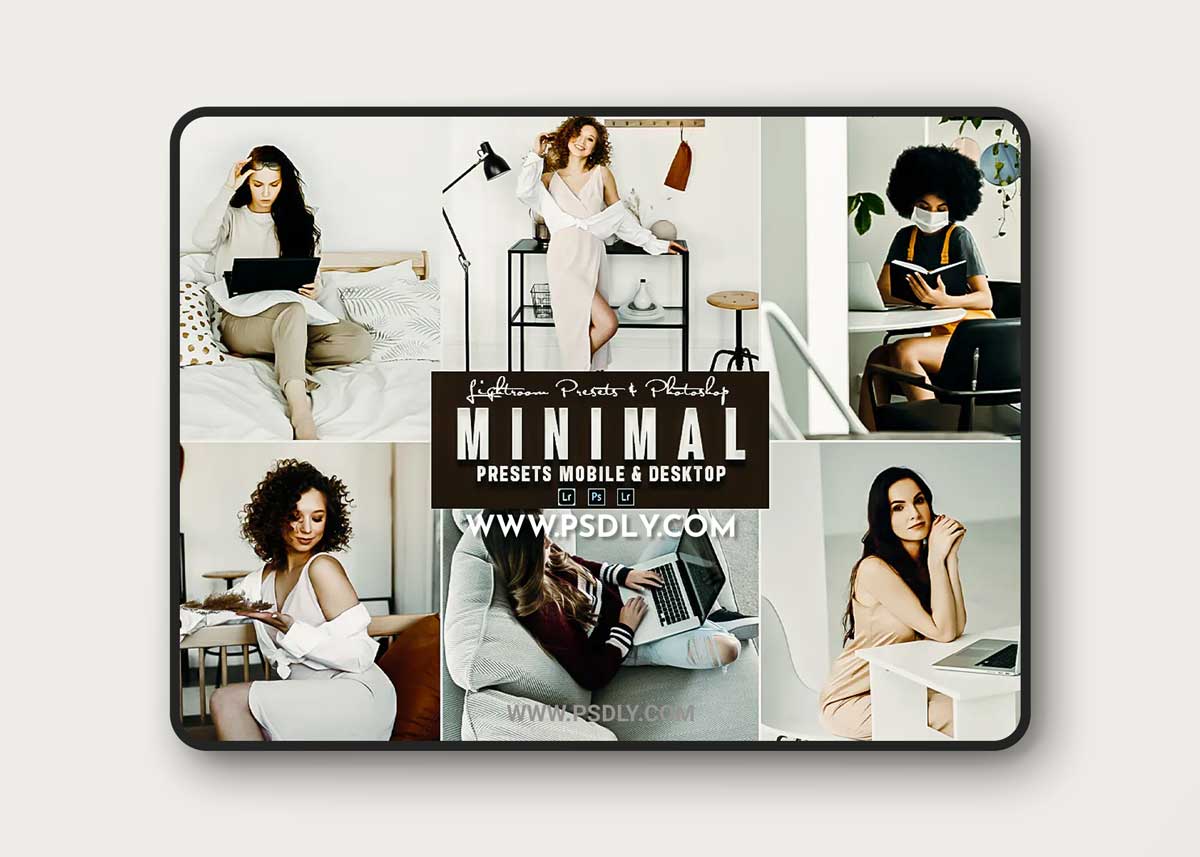 Minimal Photoshop Action & Lightrom Presets 1 Minimal Photoshop Action & Lightrom Presets