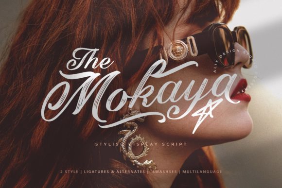 Mokaya Script Font 1 Mokaya Script Font