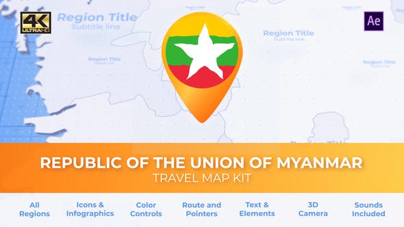 Videohive Myanmar Map - Republic of the Union of Myanmar Travel Map 34496583 1 Videohive Myanmar Map - Republic of the Union of Myanmar Travel Map 34496583