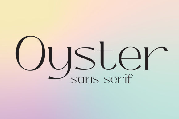 Oyster Font 1 Oyster Font