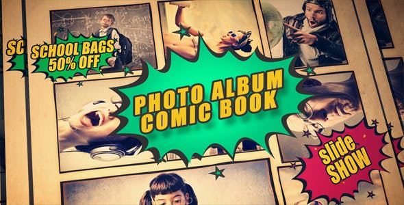 Videohive Photo Album Comic Book 7985722 1 Videohive Photo Album Comic Book 7985722