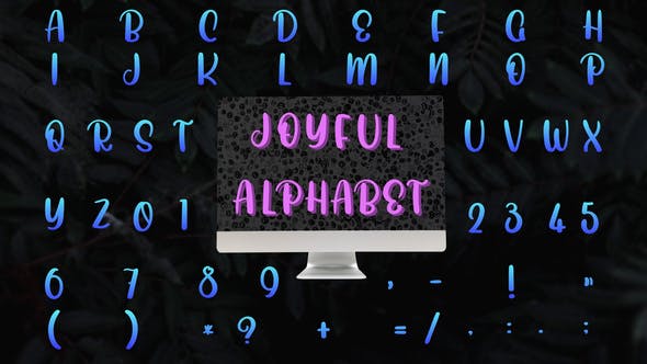 Videohive Joyful Alphabet | After Effects 34741509 1 Videohive Joyful Alphabet | After Effects 34741509