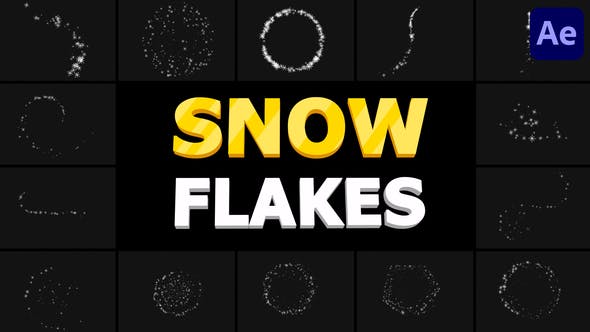 Videohive Snow Flakes 01 | After Effects 34827233 1 Videohive Snow Flakes 01 | After Effects 34827233