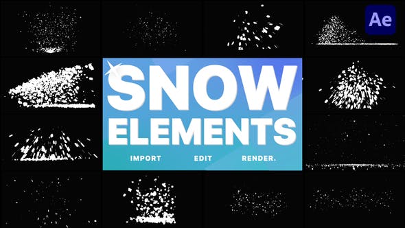 Videohive Christmas Snow Elements | After Effects 34884495 1 Videohive Christmas Snow Elements | After Effects 34884495