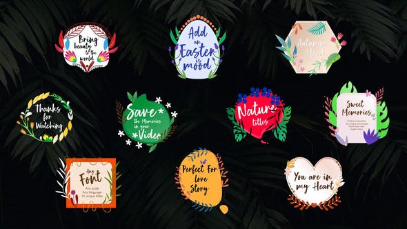 Videohive Nature Titles || After Effects 34601275 1 Videohive Nature Titles || After Effects 34601275