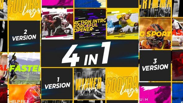 Videohive Extreme Sports 4 in1 24175299 1 Videohive Extreme Sports 4 in1 24175299