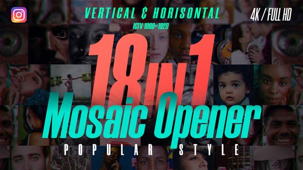 Videohive Mosaic Opener 31400968 1 Videohive Mosaic Opener 31400968