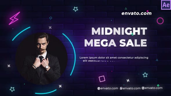 Videohive Super Cashback Fashion Sale(neon) 34927019 1 Videohive Super Cashback Fashion Sale(neon) 34927019