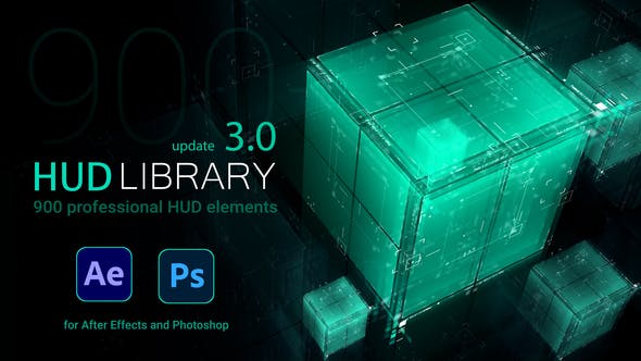 Videohive - HUD Library update 3.0 - 21100353 1 Videohive - HUD Library update 3.0 - 21100353