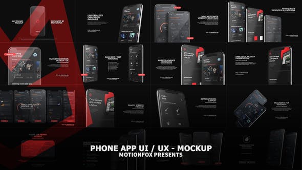 Videohive Phone App Presentation - Dark Mockup 26120642 1 Videohive Phone App Presentation - Dark Mockup 26120642