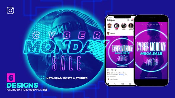 Videohive Cyber Monday Instagram Sale V74 34509869 1 Videohive Cyber Monday Instagram Sale V74 34509869