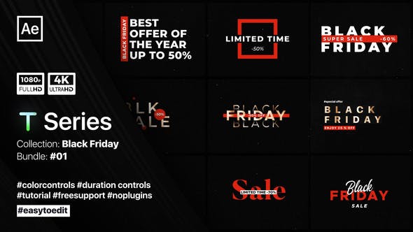 Videohive Black Friday Titles 34551606 1 Videohive Black Friday Titles 34551606