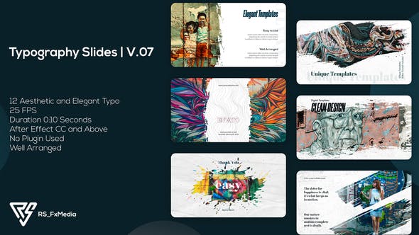 Videohive Typography Slides - Urban Brush V.07 34813151 1 Videohive Typography Slides - Urban Brush V.07 34813151