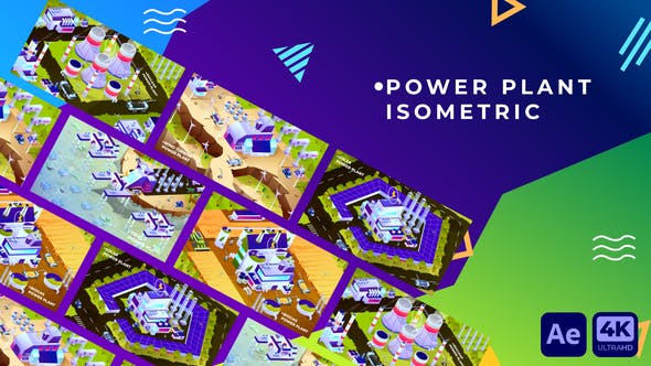 Videohive Power Plants Isometric | After Effects 34932835 1 Videohive Power Plants Isometric | After Effects 34932835