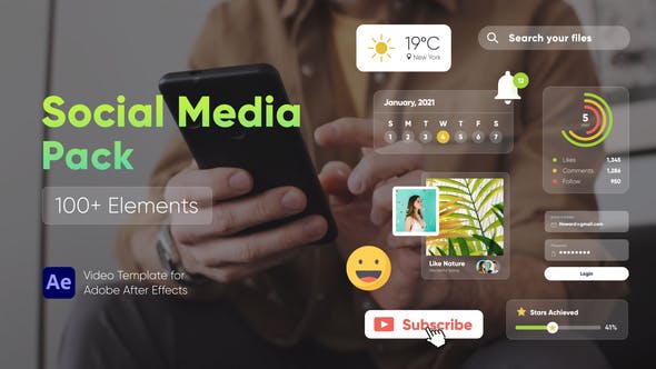 Videohive - Social Media Pack - 34277819 1 Videohive - Social Media Pack - 34277819