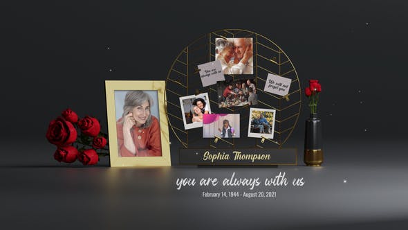 Videohive - Funeral Flower Card - 33916541 1 Videohive - Funeral Flower Card - 33916541