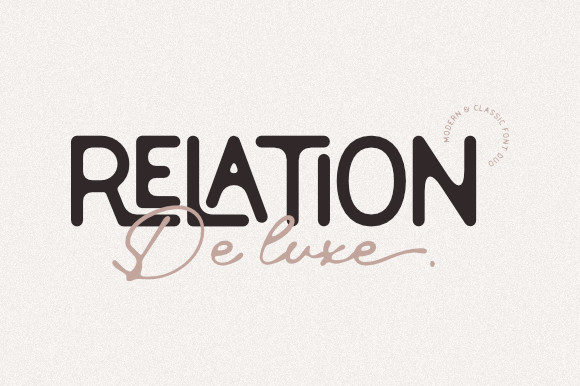 Relation De Luxe Font 1 Relation De Luxe Font