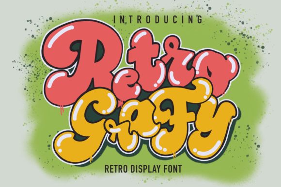 Retro Grafy Font 1 Retro Grafy Font