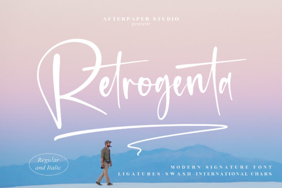 Retrogenta Font 1 Retrogenta Font