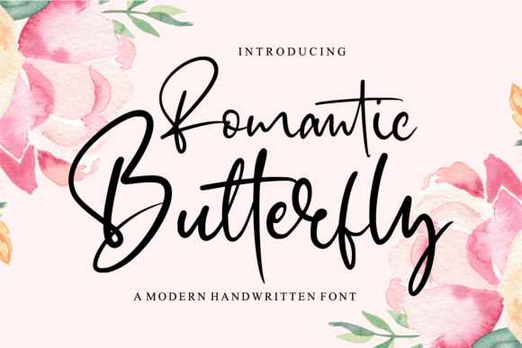 Romantic Butterfly Font 1 Romantic Butterfly Font