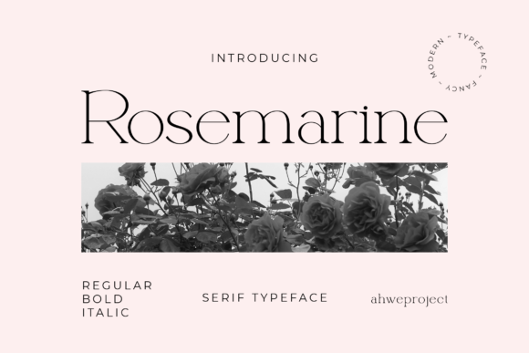Rosemarine Font 1 Rosemarine Font