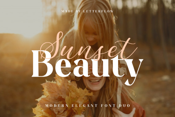 Sunset Beauty Font 1 Sunset Beauty Font