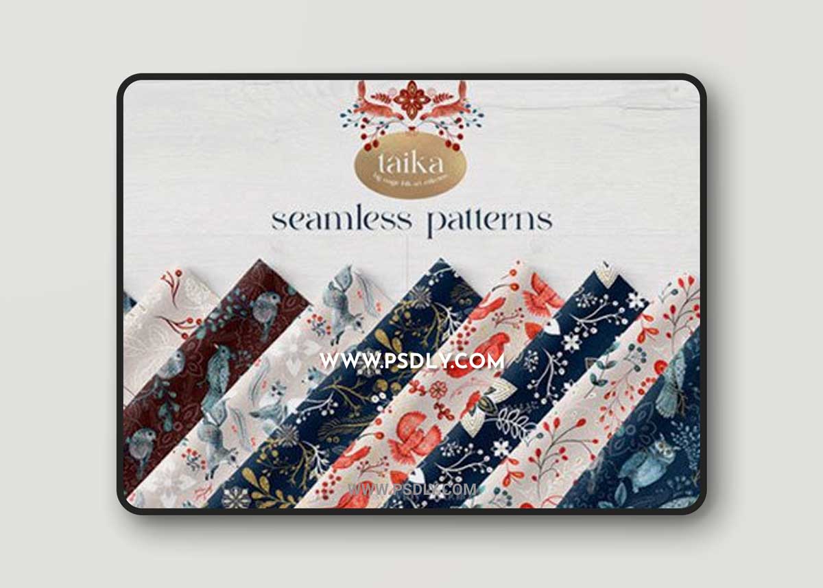 Taika: Folk Seamless Patterns JPEG PNG 19718777 1 Taika: Folk Seamless Patterns JPEG PNG 19718777