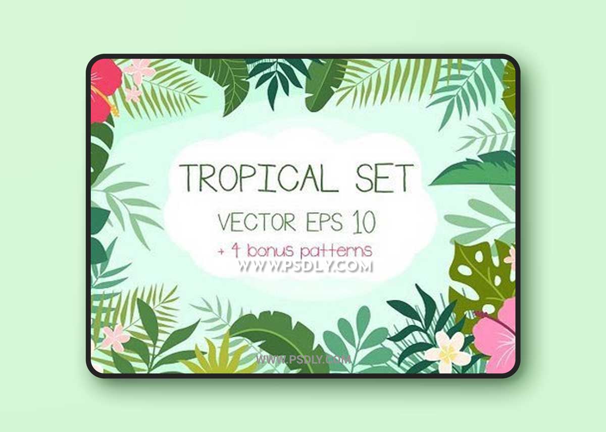 Tropical Set + Bonus Patterns 1 Tropical Set + Bonus Patterns