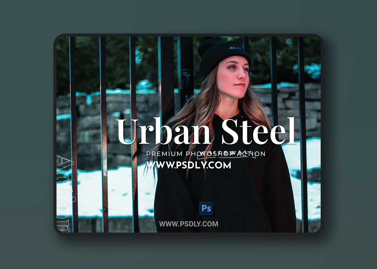 Urban Steel Photoshop Action 1 Urban Steel Photoshop Action
