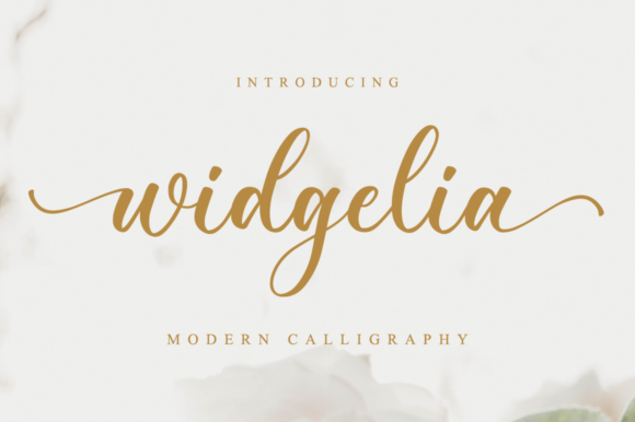 Widgelia Font 1 Widgelia Font