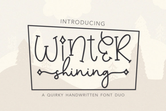 Winter Shining Font 1 Winter Shining Font